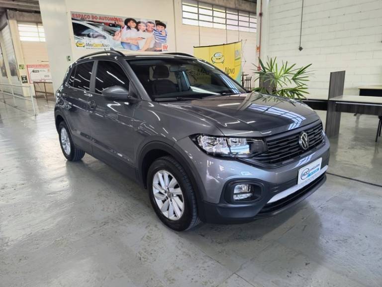 VOLKSWAGEN - T-CROSS - 2024/2024 - Cinza - R$ 112.900,00